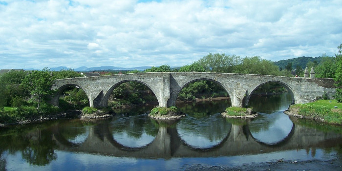 Most w Stirling - widok współczesny