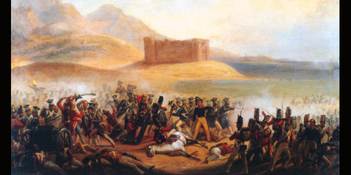 bitwa pod Fuengirolą, obraz Januarego Suchodolskiego