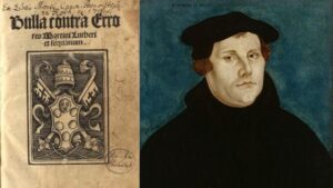 Exsurge Domine i Marcin Luter, Wikimedia Commons