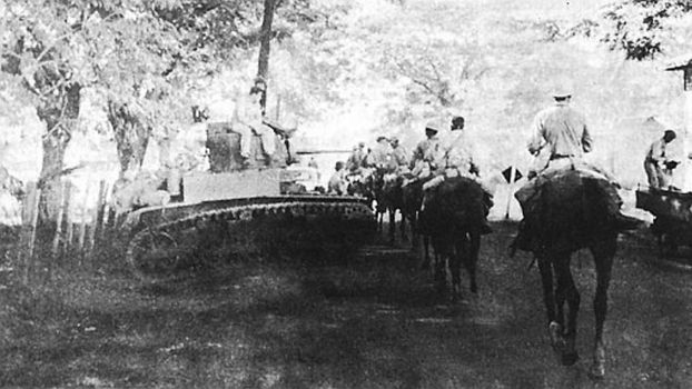 Bitwa o Filipiny, kawaleria w 1941 roku, źródło zdjęcia Wikimedia Commons