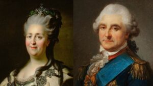 Katarzyna II Wielka i Stanisław August Poniatowski