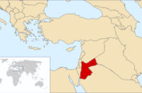 Królestwo Jordanii na mapie
