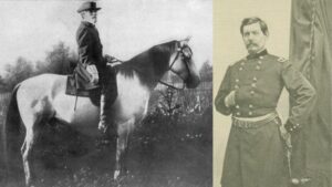 George B. McClellan i Robert E. Lee, dowódcy w wojnach siedmiodniowych