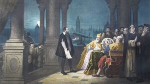 pierwszy teleskop Galileusz obraz z XIX wieku