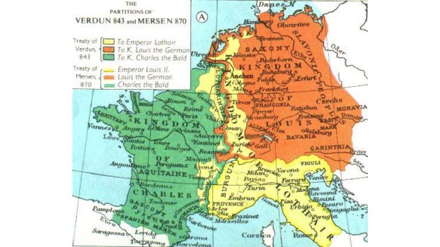 8 sierpnia 870 roku podpisano traktat w Meerssen