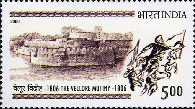 10 lipca 1806 roku miał miejsce bunt w Vellore, pierwszy bunt sipajów