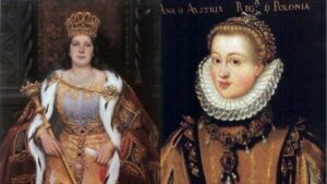 Jadwiga Andegaweńska i Anna Austriaczka