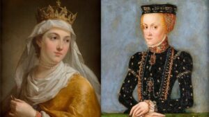Jadwiga Andegaweńska i Anna Jagiellonka